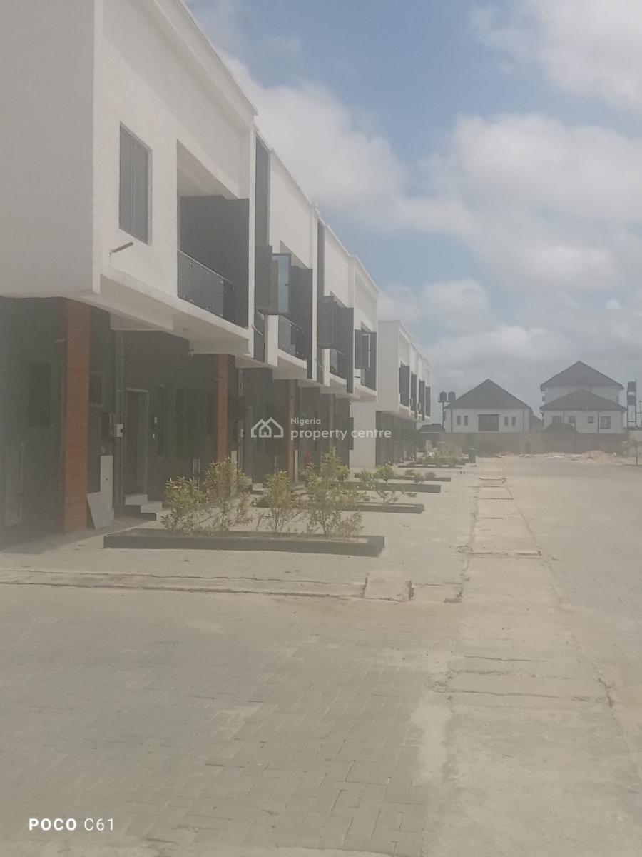 Tasteful Luxury 3 Bedroom Terrace Duplex + Solar, Gym,pool, Playground, Sangotedo Lekki, Sangotedo, Ajah, Lagos, Terraced Duplex for Sale