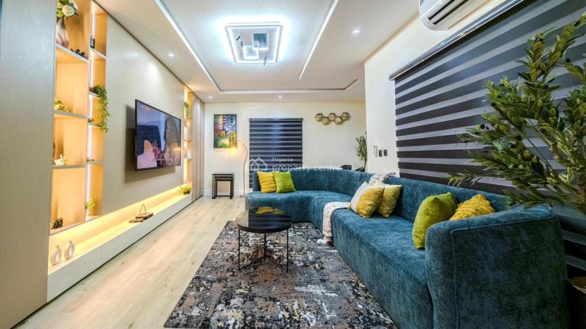 a Brand New Luxury 2 Bedroom with 2 Balconies, Ps5, Gym, Smart Door, Lekki Phase 1, Lekki, Lagos, Flat / Apartment Short Let