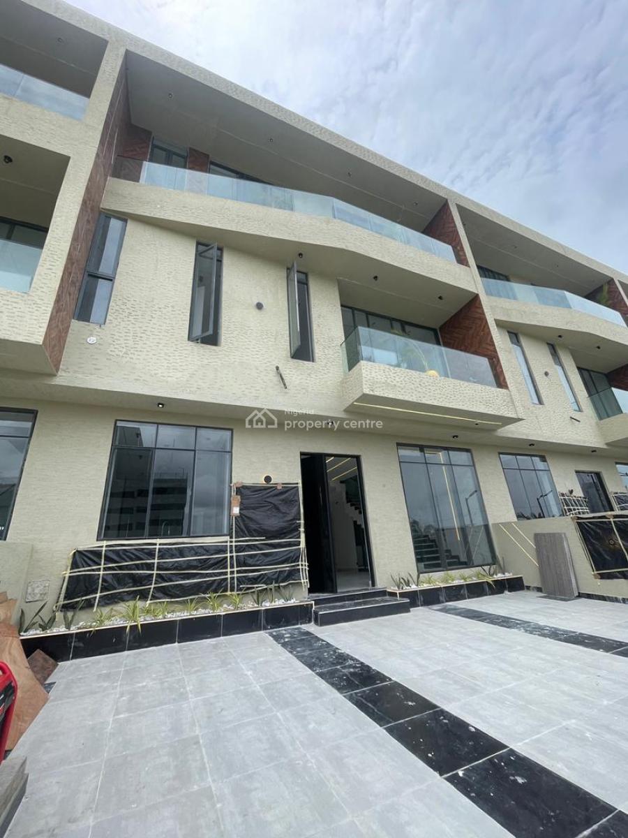 Elegantly Finished 4 Bedroom Terrace Self Compound Duplex with Bq, Lekki Phase 1, Lekki, Lagos, Terraced Duplex for Sale