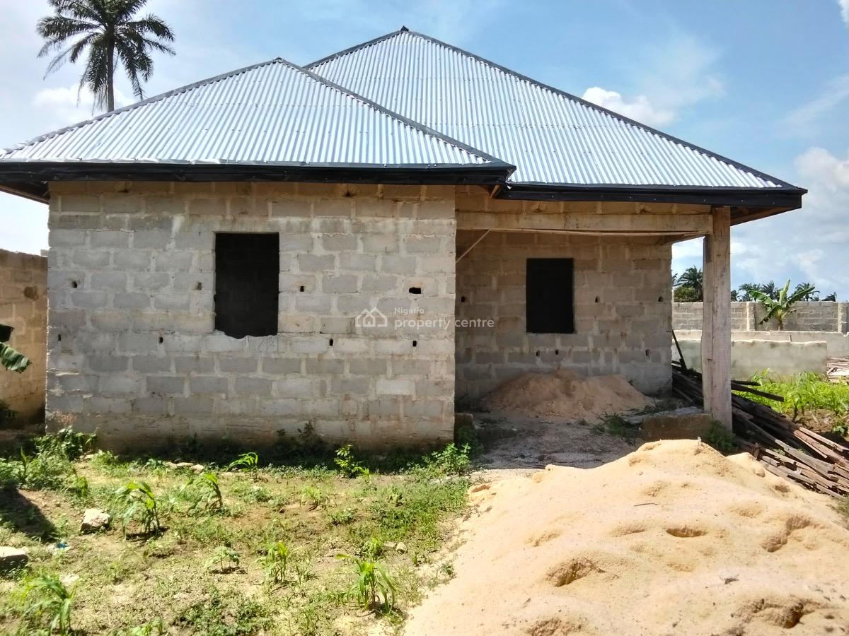 2 Plots of Land with Roofed Detached Bungalow, Siphon Road Rumuchiolu Eneka, Eneka, Port Harcourt, Rivers, Detached Bungalow for Sale