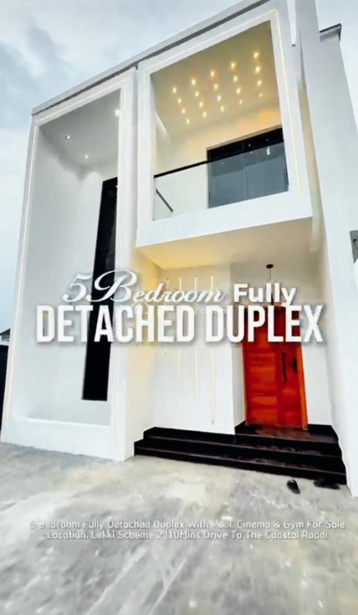 a 5 Bedroom Duplex, Lekki Phase 2, Ajah, Lagos, Detached Duplex for Sale