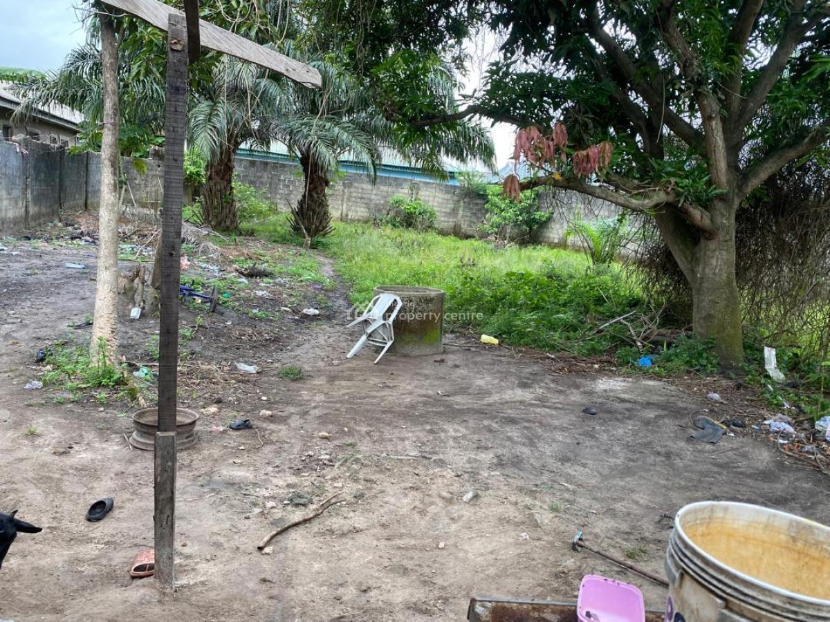 Fenced and Gated Land with 4 Rolls of Shops, Badore Road, Badore, Ajah, Lagos, Mixed-use Land for Sale