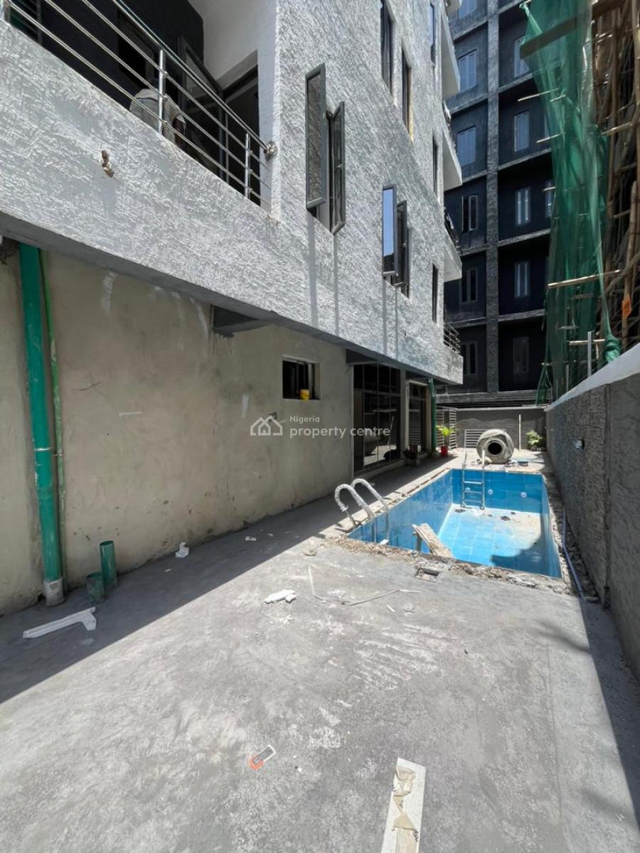 Newly Built Fully Serviced 2bedroom Apartment with a Pool, Elevator, Ensuite Rooms,aesthetic Pop Ceilings,spacious Living Room, Cctv Camera, Ikate, Lekki, Lagos, Flat / Apartment for Sale