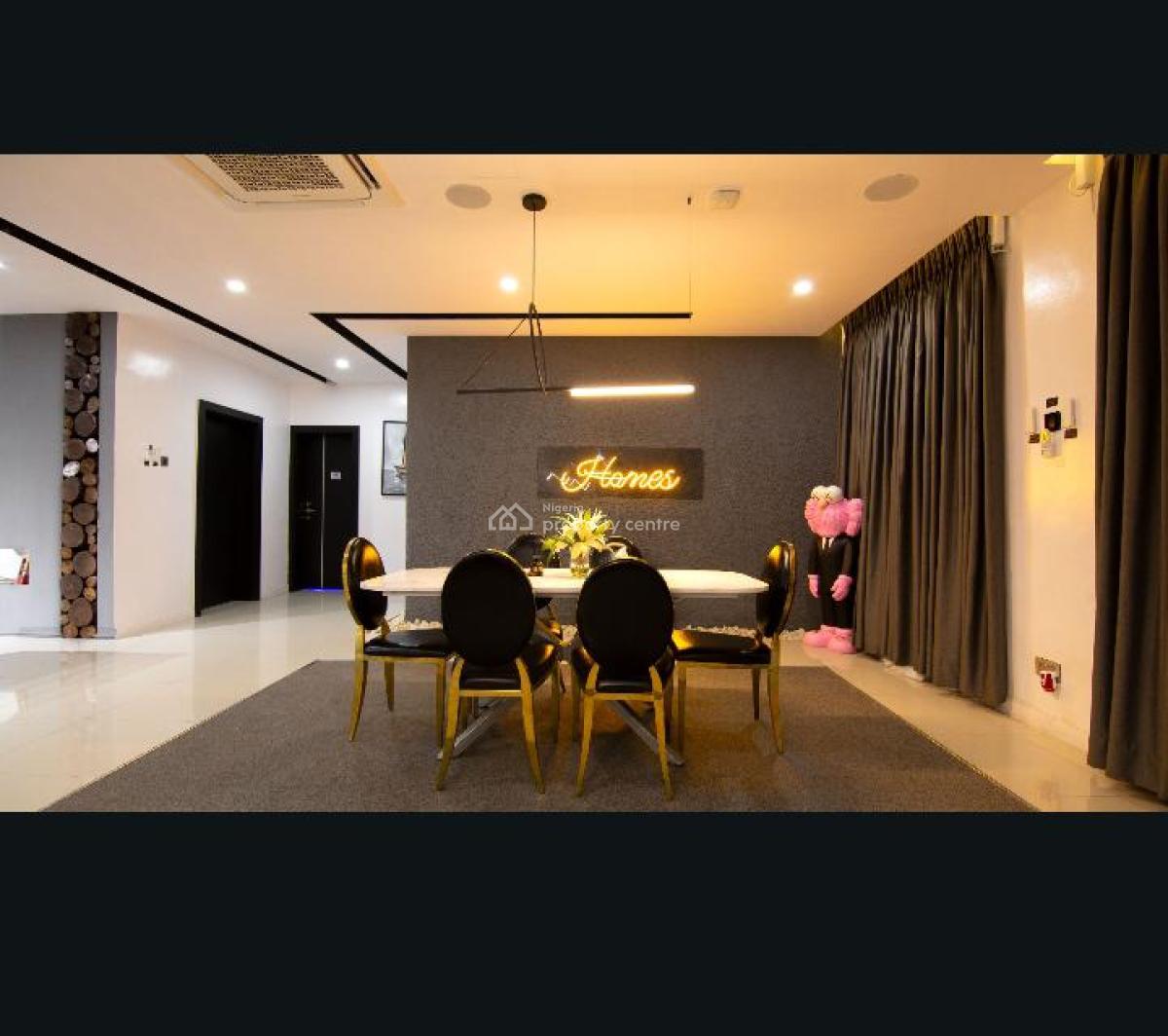 Luxury 2 Bedroom Apartment with Indoor Cinema and a Bq, Cheveron Drive, Bourdillon Court Estate, Lekki Expressway, Lekki, Lagos, Flat / Apartment for Rent