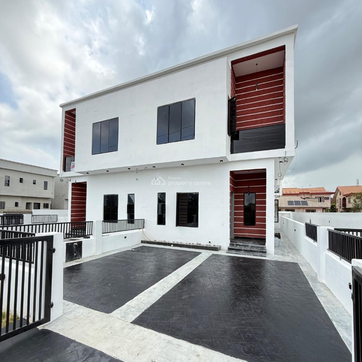 4bed Semi-detached Duplex, Golden Park Estate, Off Blenco Mall, Sangotedo, Ajah, Lagos, Semi-detached Duplex for Sale