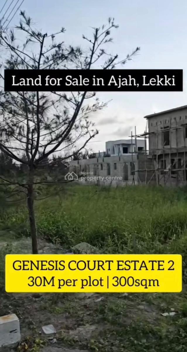 Affordable Plots of Residential Estate Land, Genesis Court Estate Phase 2, Badore, Ajah, Lagos, Residential Land for Sale
