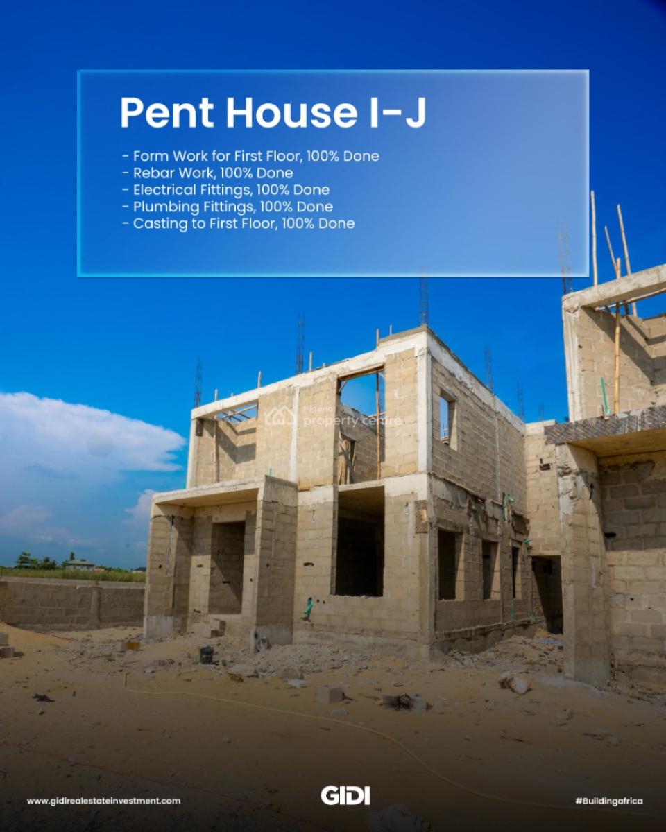 Luxury Three Bedroom Duplex, Atlantic Nominee Layout Abraham Adesanya, Sangotedo, Ajah, Lagos, Detached Duplex for Sale