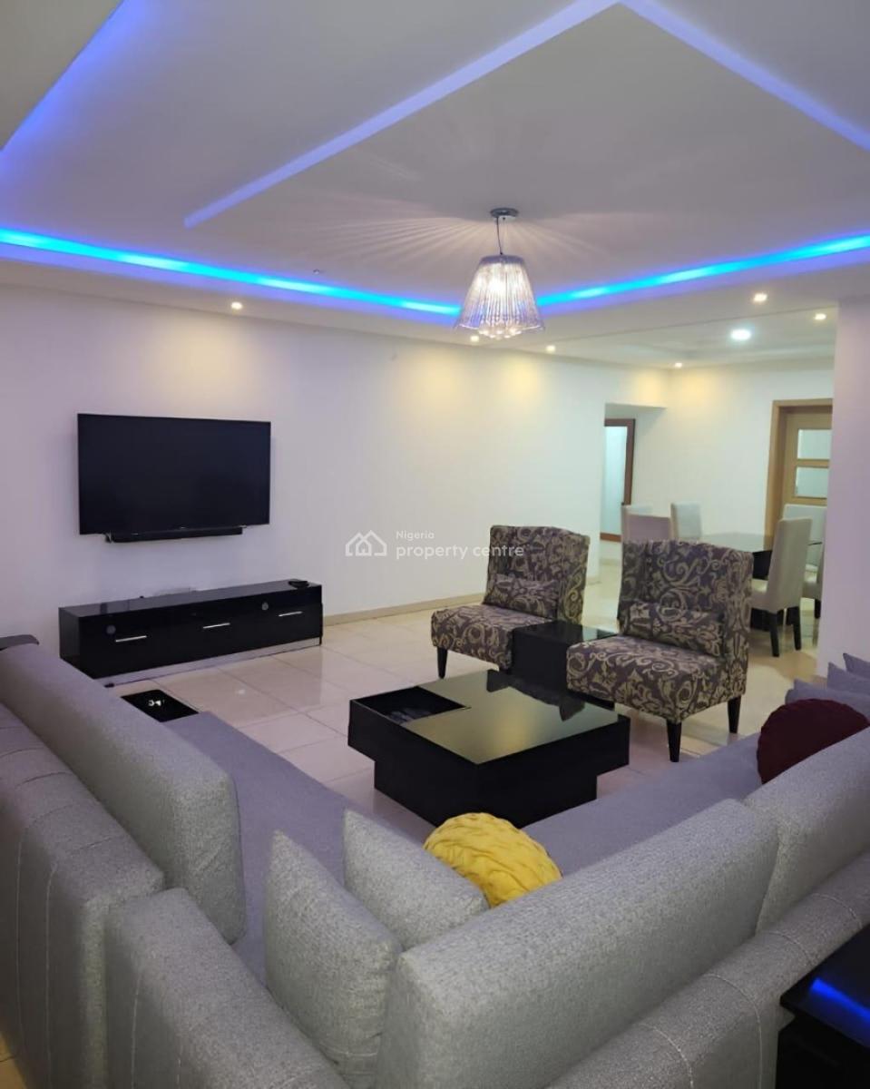Furnished 3br Flat with Bq on The 6th Floor at Dide Olu Estate, Dideolu, Victoria Island, Victoria Island (vi), Lagos, Flat / Apartment for Rent