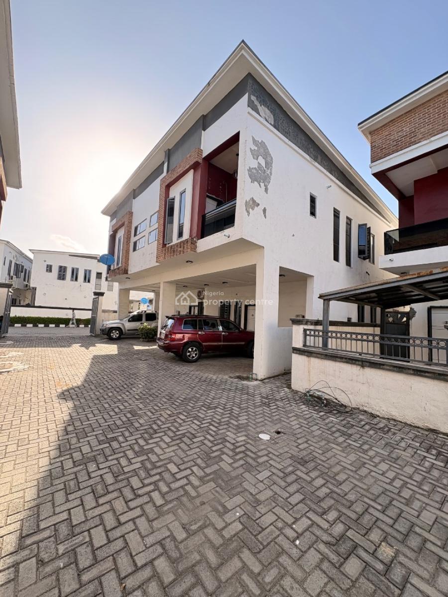 Fully Serviced 4 Bedroom Duplex with Swimming Pool, Gym and Playground, Orchid Road By Lekki 2nd Toll Gate - Before The Orchid Enyo, Lekki, Lagos, Terraced Bungalow for Rent