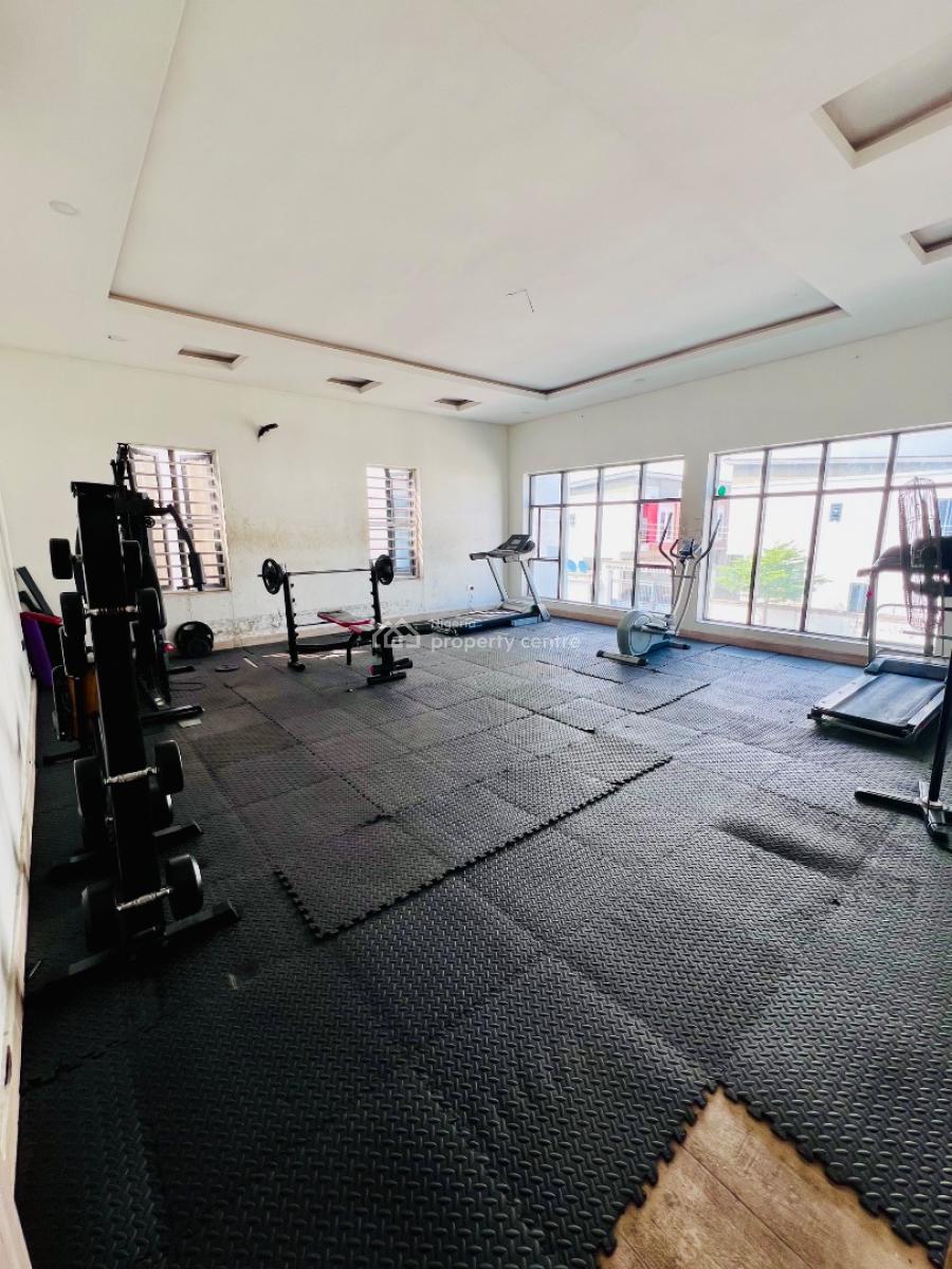 Fully Serviced 4 Bedroom Duplex with Swimming Pool, Gym and Playground, Orchid Road By Lekki 2nd Toll Gate - Before The Orchid Enyo, Lekki, Lagos, Terraced Bungalow for Rent