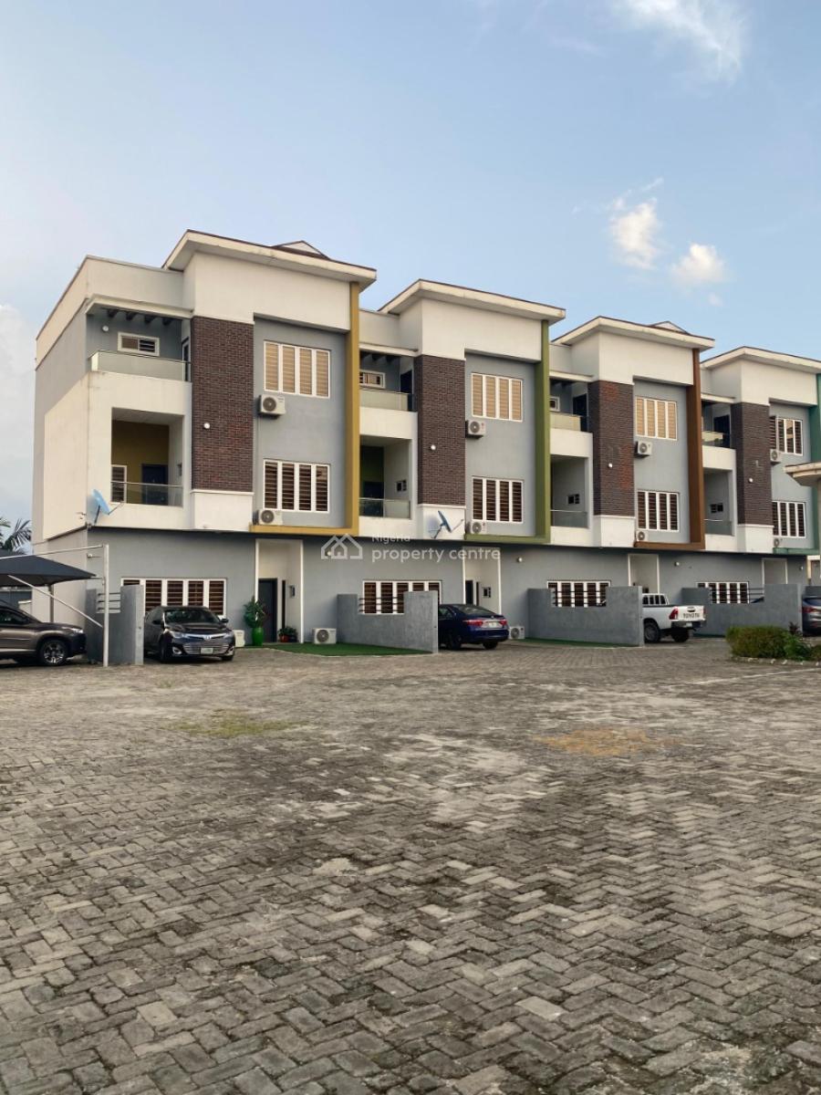 a 4 Bedroom Terraced Triplex with a Room Bq, Palms Groove Court, Iyaganku Road, Ibadan, Oyo, House for Rent