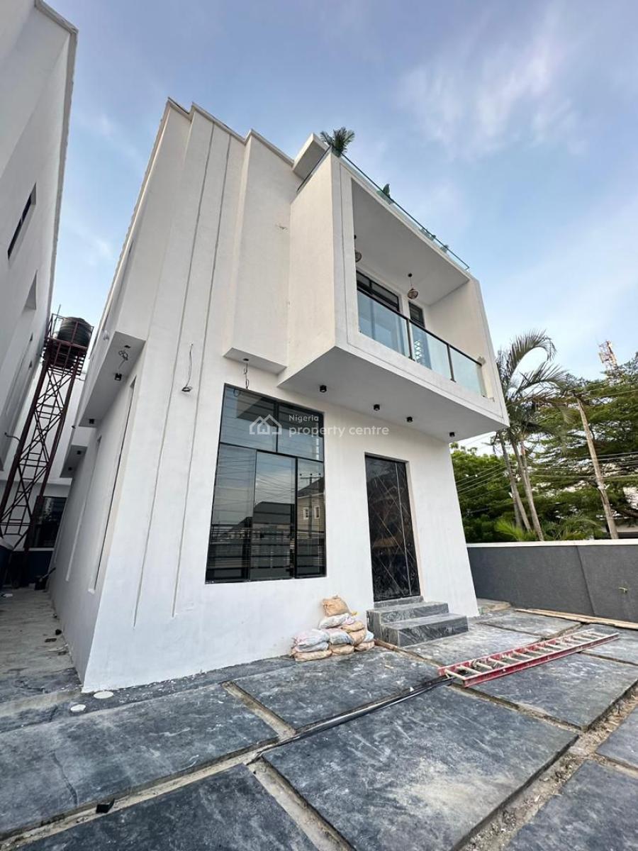 Stylish 4 Bedrooms Detached Duplex with Fully Fitted Kitchen with Bq, Ajah, Lagos, Detached Duplex for Sale