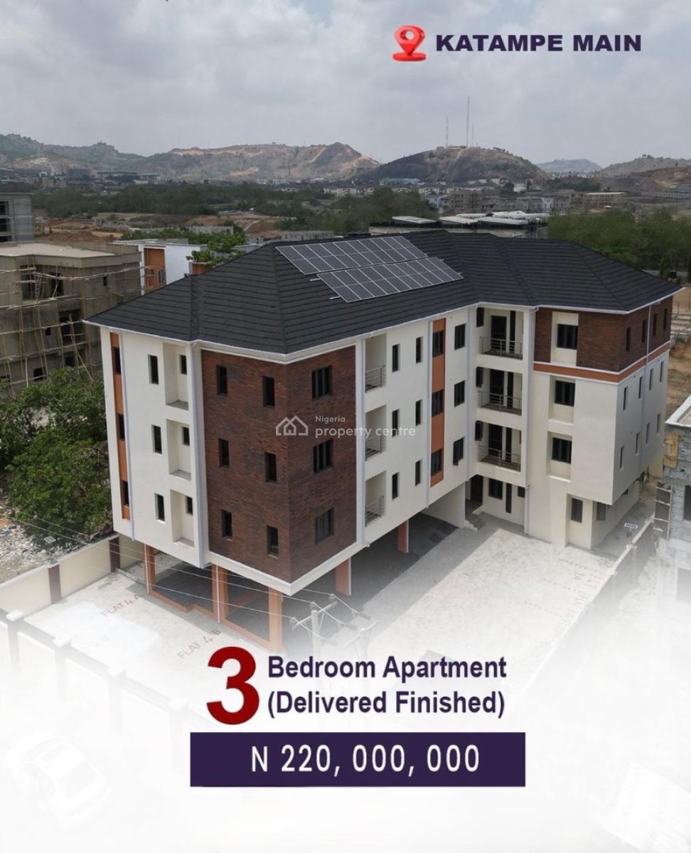 Fully Finished 3-bedroom Apartment, Katampe, Abuja, House for Sale