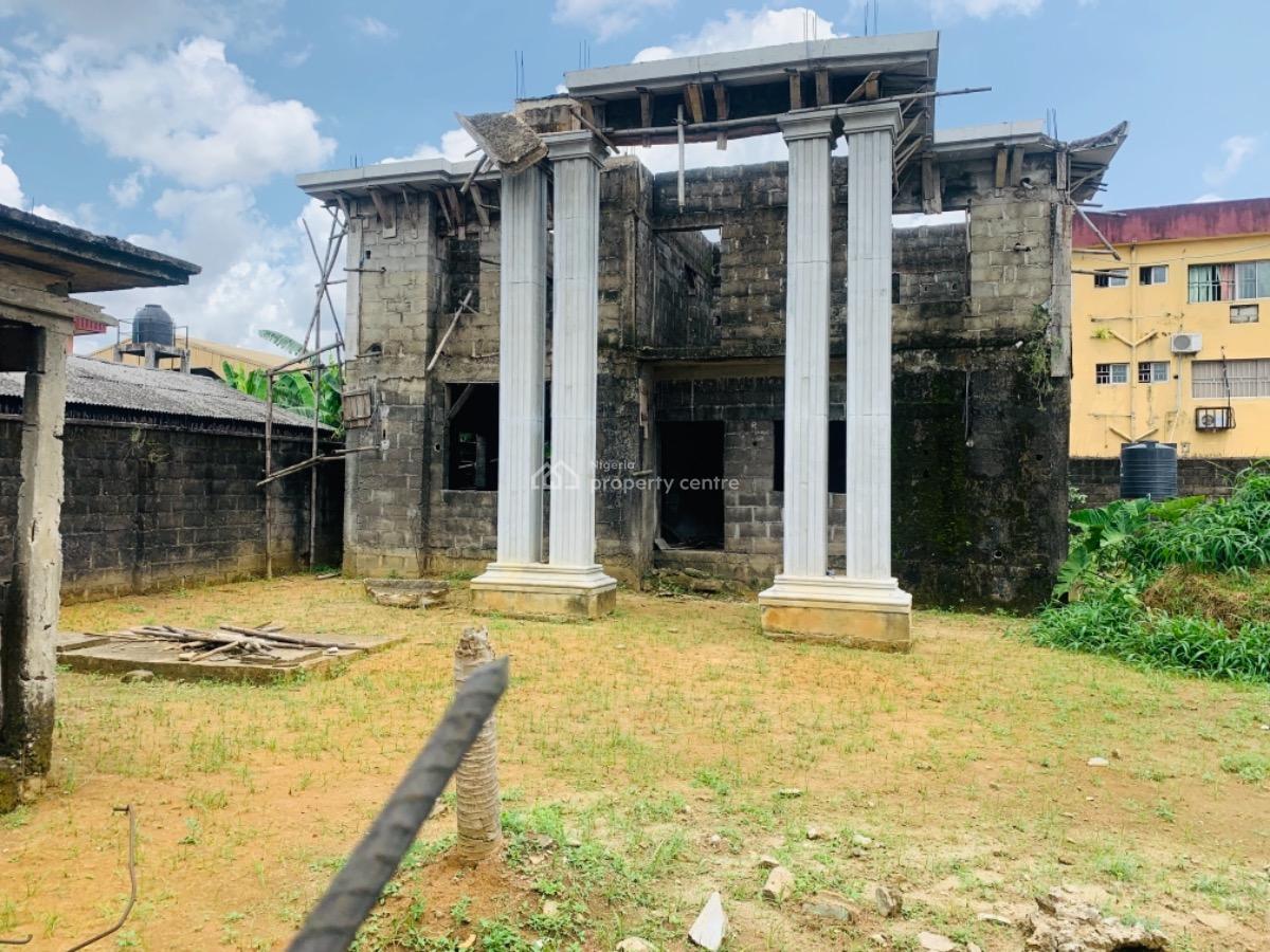 a 5-bedroom Detached House (45% Completed), at New Haven Estate Ogbonda Layout Rumuogba, Port Harcourt, Rivers, Detached Duplex for Sale