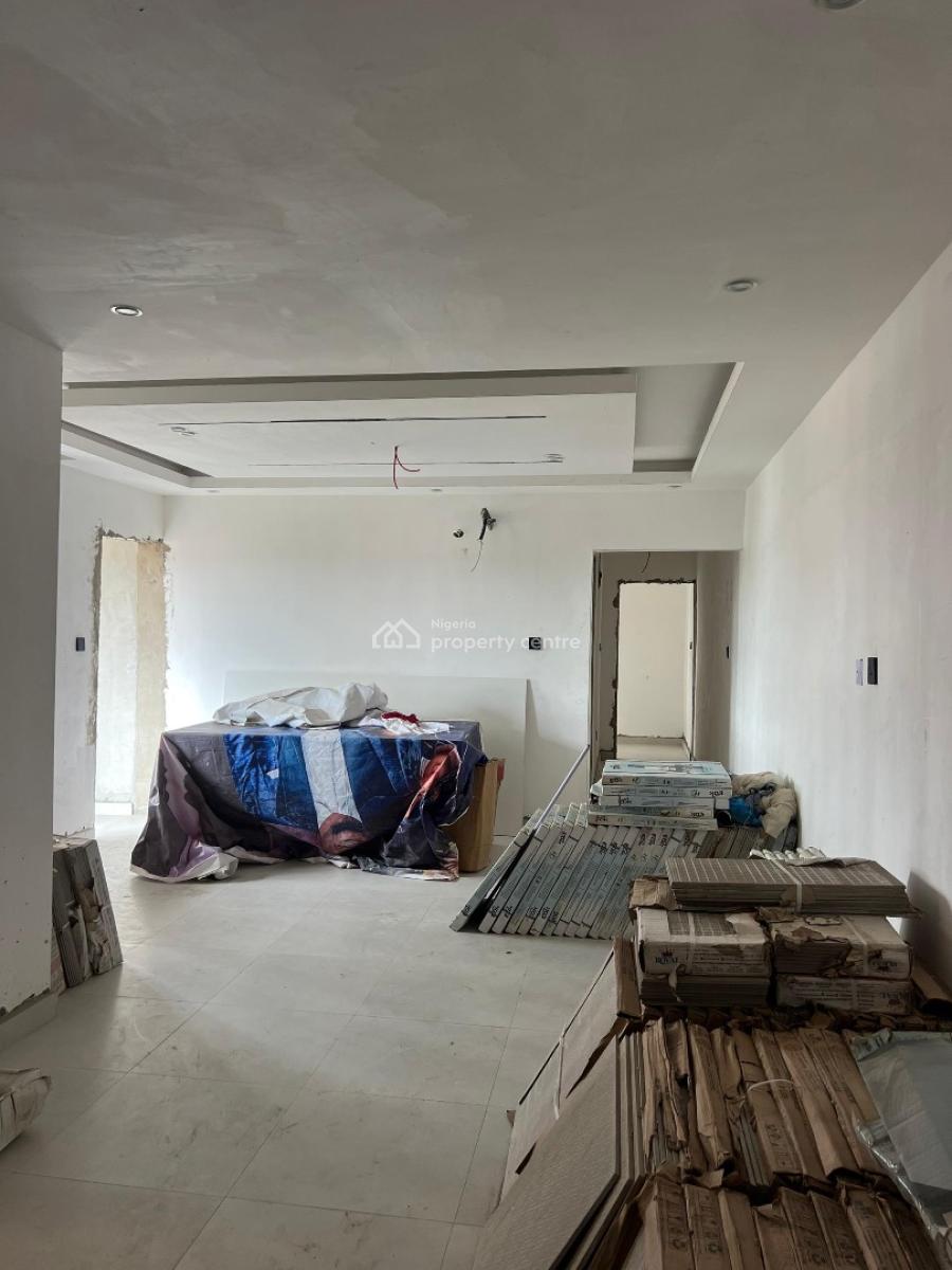 Fully Finished 2bed Apartment Just 10mins From The Airport with Return, Elevator,concierge Services,fully Serviced Estate,ample Parking, Adeniyi Jones, Ikeja, Lagos, Flat / Apartment for Sale