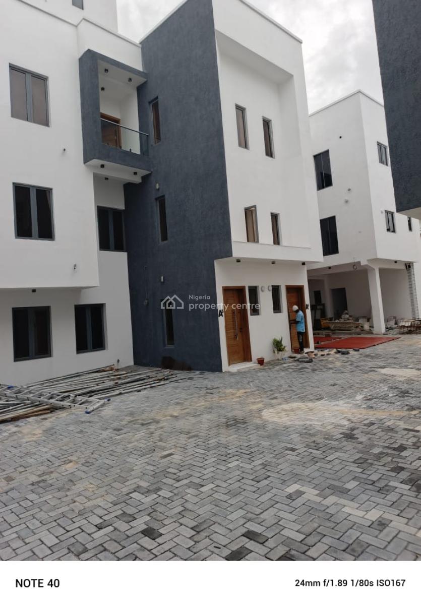4- Bedroom Terrace Duplex with One Room Bq, Off Freedom Way, Ikate Elegushi, Lekki, Lagos, Terraced Duplex for Rent