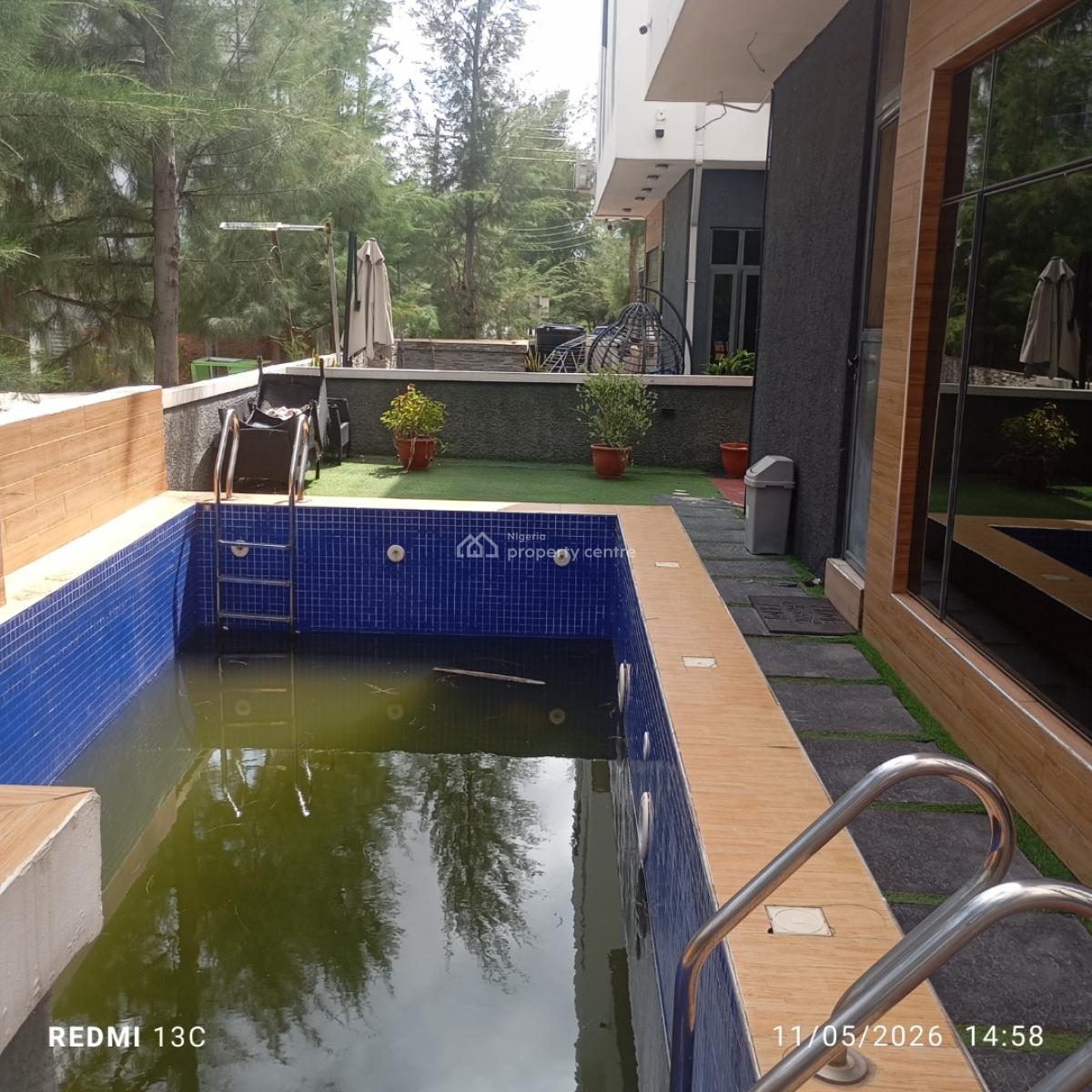 5-bed Luxury Mansion with Swimming Pool, Megamond Estate (lekki County), Ikota, Lekki, Lagos, Detached Duplex for Rent