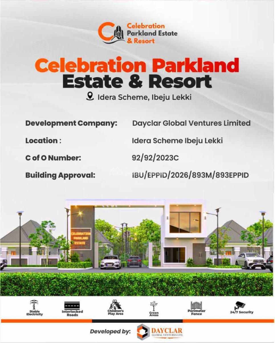Pay and Move in a Luxury Bungalow with Cofo, Idera Scheme, Ibeju, Lagos, Terraced Bungalow for Sale