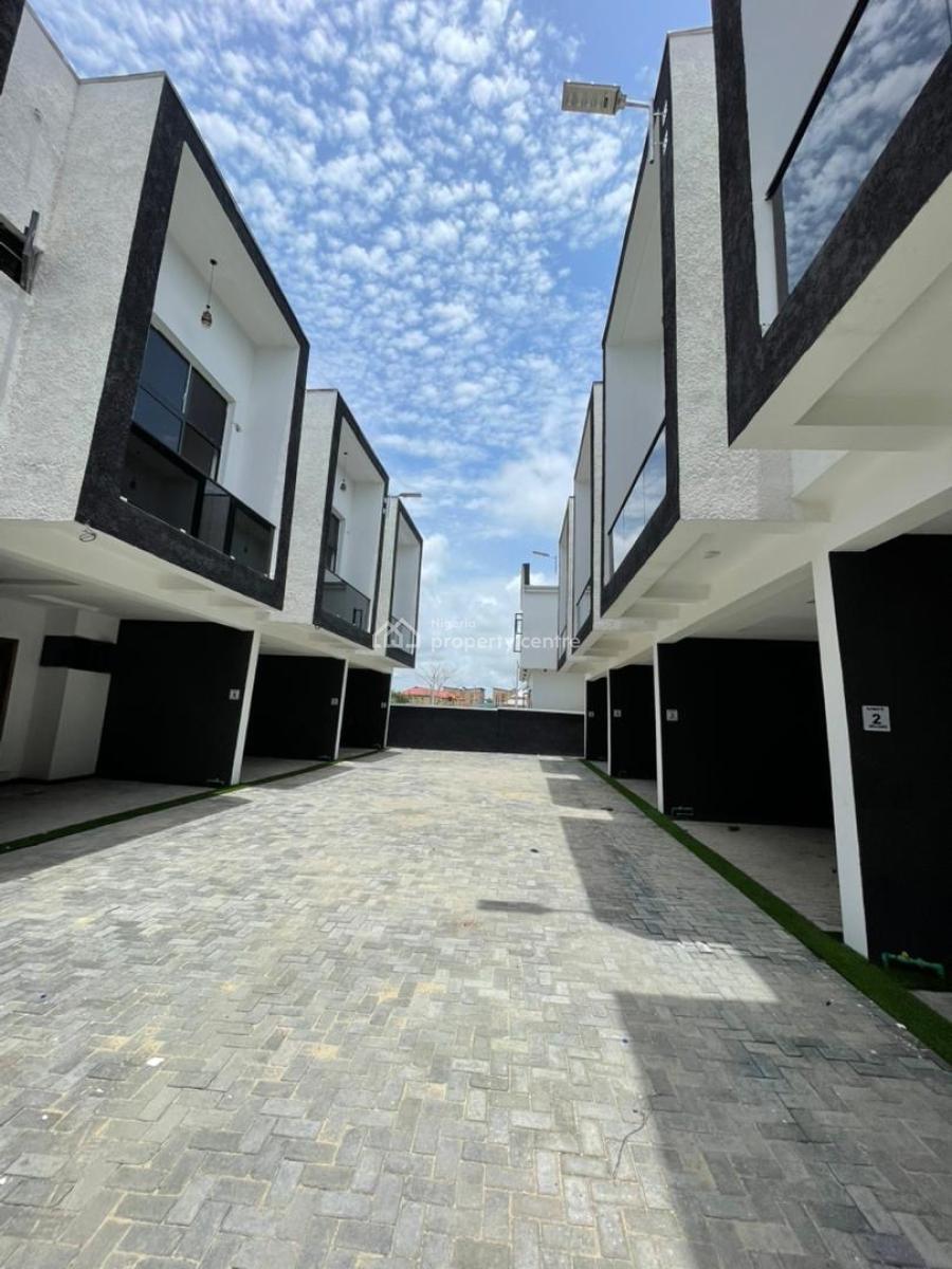 Newly Built 4 Bedroom Terrace Duplex, Ikota Lekki Lagos, Ikota, Lekki, Lagos, Terraced Duplex for Rent