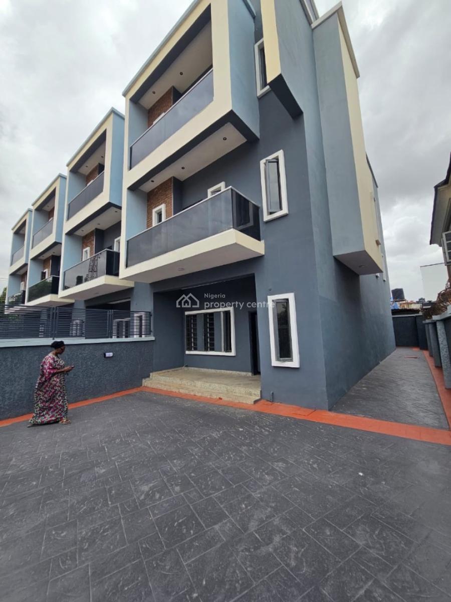 Luxury Built 4 Bedroom Terrace Duplex with a Room Bq, Adeniyi Jones, Ikeja, Lagos, Terraced Duplex for Sale