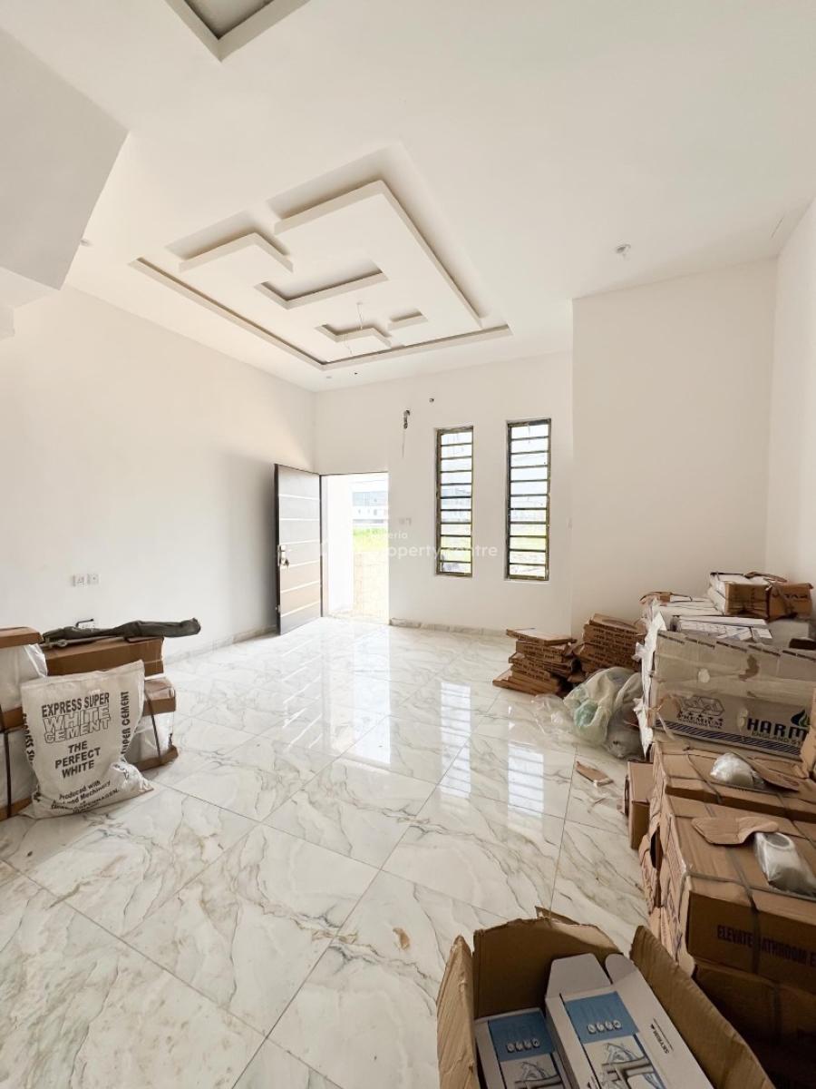 Newly Built 4 Bedroom Terrace with Swimming Pool and Bq, Geneal Paint, Ajah, Lagos, Terraced Duplex for Sale