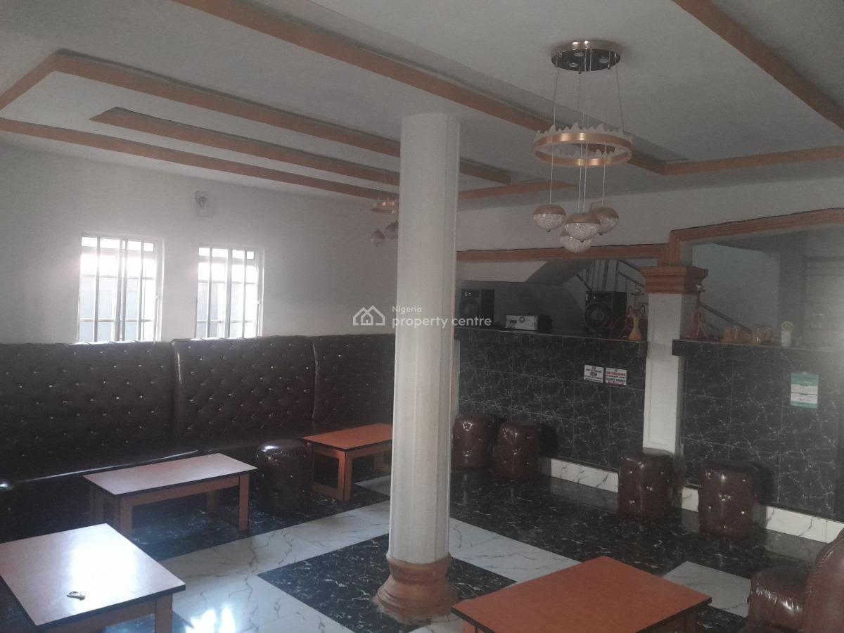Fully Furnished New Hotel of 8masters Bedrooms 100ft By 200ft Land, Ever Busy 2+2 Junction, Along Aduwawa Road, Ikpoba Hill, Ramat Park, Benin, Oredo, Edo, Hotel / Guest House for Rent