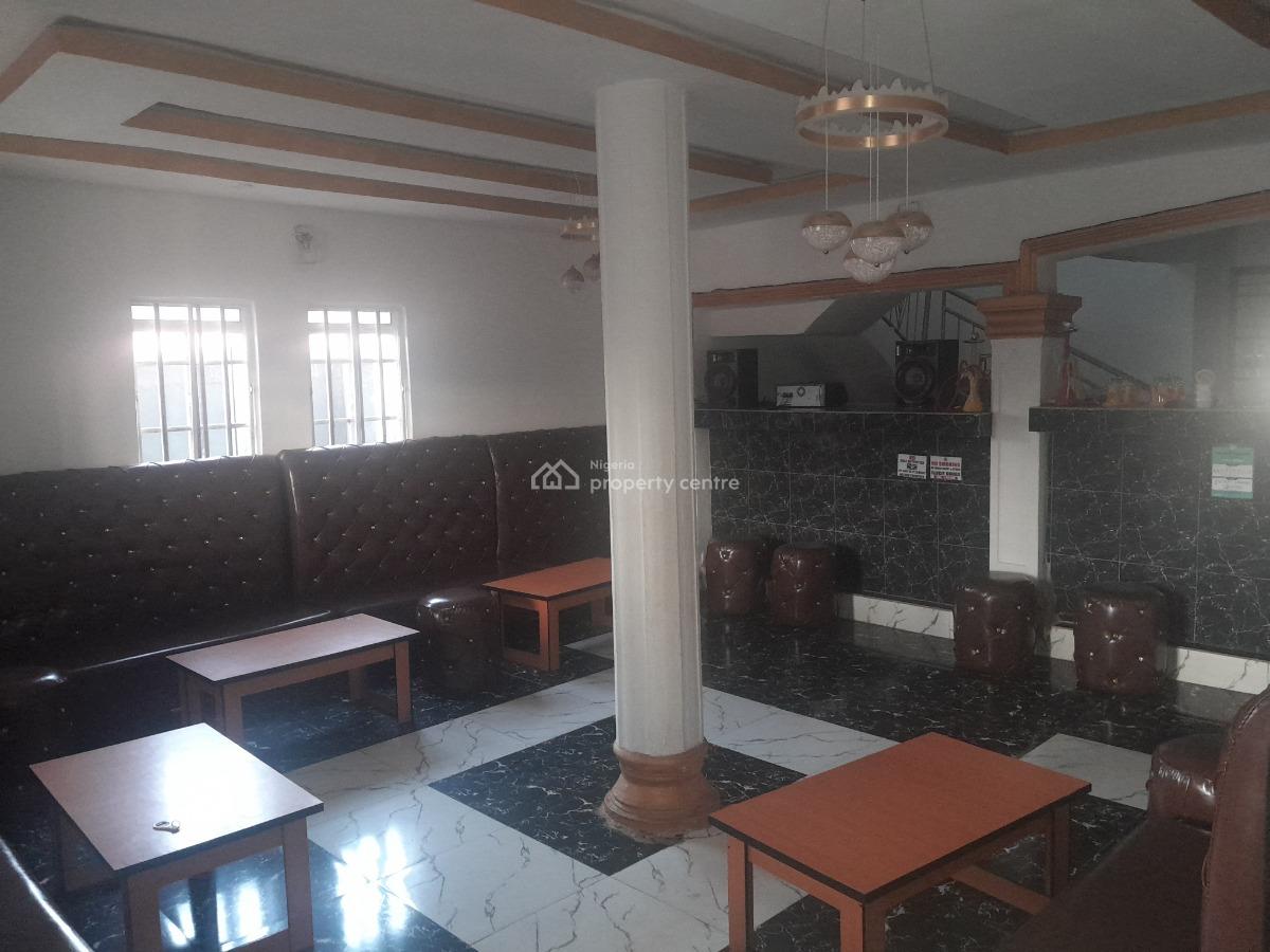 Fully Furnished New Hotel of 8masters Bedrooms 100ft By 200ft Land, Ever Busy 2+2 Junction, Along Aduwawa Road, Ikpoba Hill, Ramat Park, Benin, Oredo, Edo, Hotel / Guest House for Rent