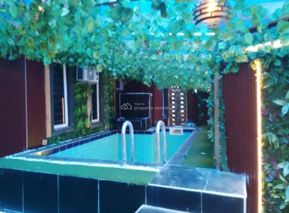 5bed Fully Detached with Pool Perfect for Airbnb in Osapa, Osapa, Lekki, Lagos, Detached Duplex for Rent