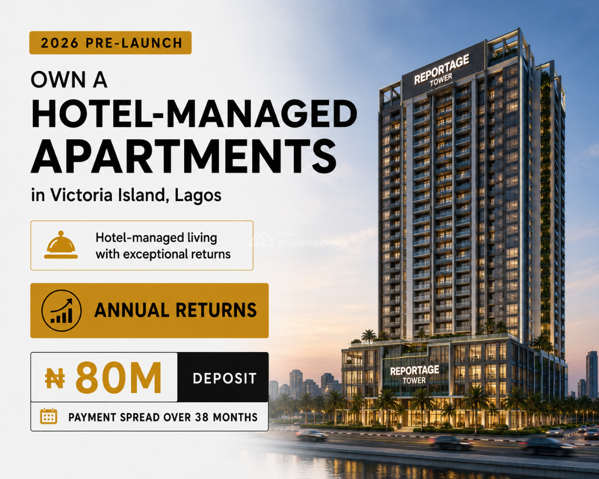 Luxury Hotel-managed 1 Bedroom Apartment, Ozumba Mbadiwe, Victoria Island (vi), Lagos, Flat / Apartment for Sale