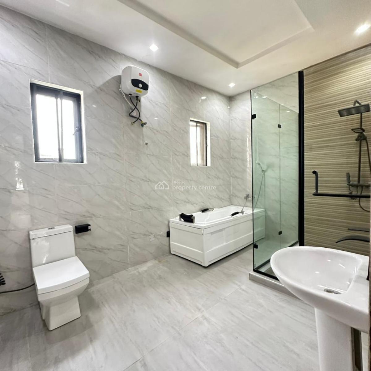 Exquisite 4 Bedroom Fully Detached Duplex with  Bq, Osapa, Lekki, Lagos, Detached Duplex for Sale
