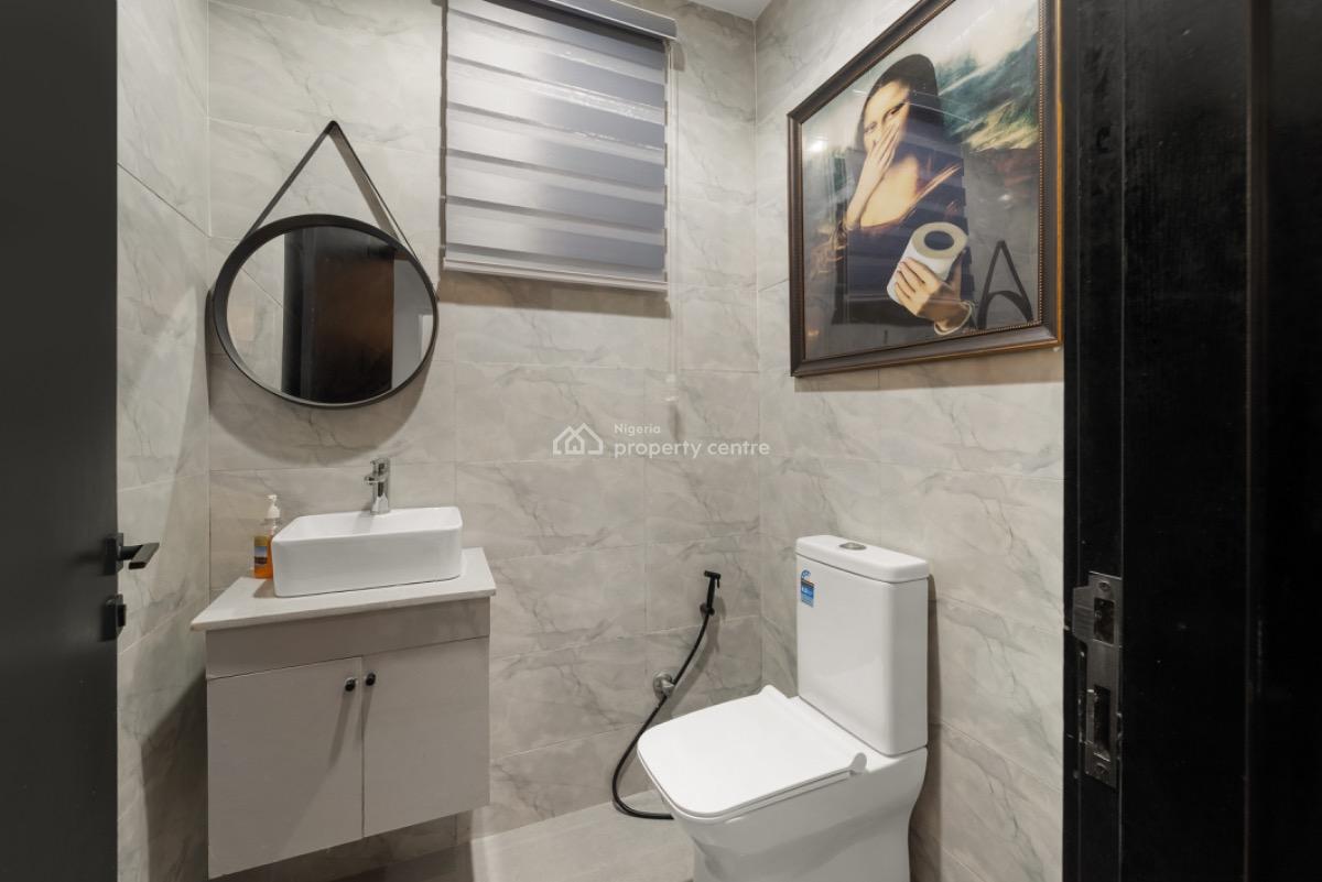 Aesthetically Detailed 3-bedroom Maisonette with Private Cinema, Lekki Phase 1, Lekki, Lagos, Flat / Apartment Short Let