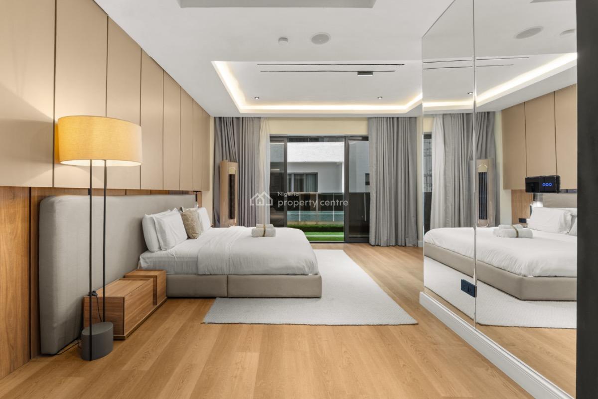 Aesthetically Detailed 3-bedroom Maisonette with Private Cinema, Lekki Phase 1, Lekki, Lagos, Flat / Apartment Short Let