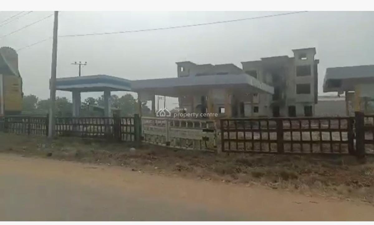 Filing Station on Two Acres of Land + Uncompleted Structure, Sotubo, Sagamu, Ogun, Commercial Property for Sale