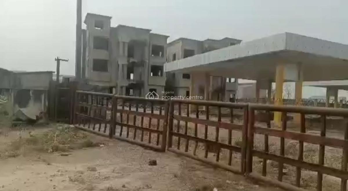 Filing Station on Two Acres of Land + Uncompleted Structure, Sotubo, Sagamu, Ogun, Commercial Property for Sale