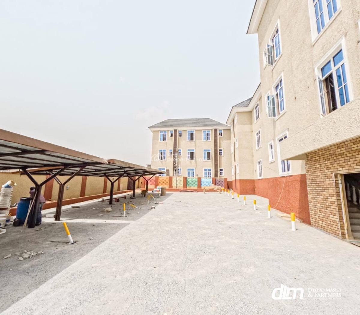 Beautiful 3 Bedroom Spacious & Serviced Flat,bq, Ac, Gen, Serene & Well Secured Neighborhood, Jahi, Abuja, Flat / Apartment for Rent