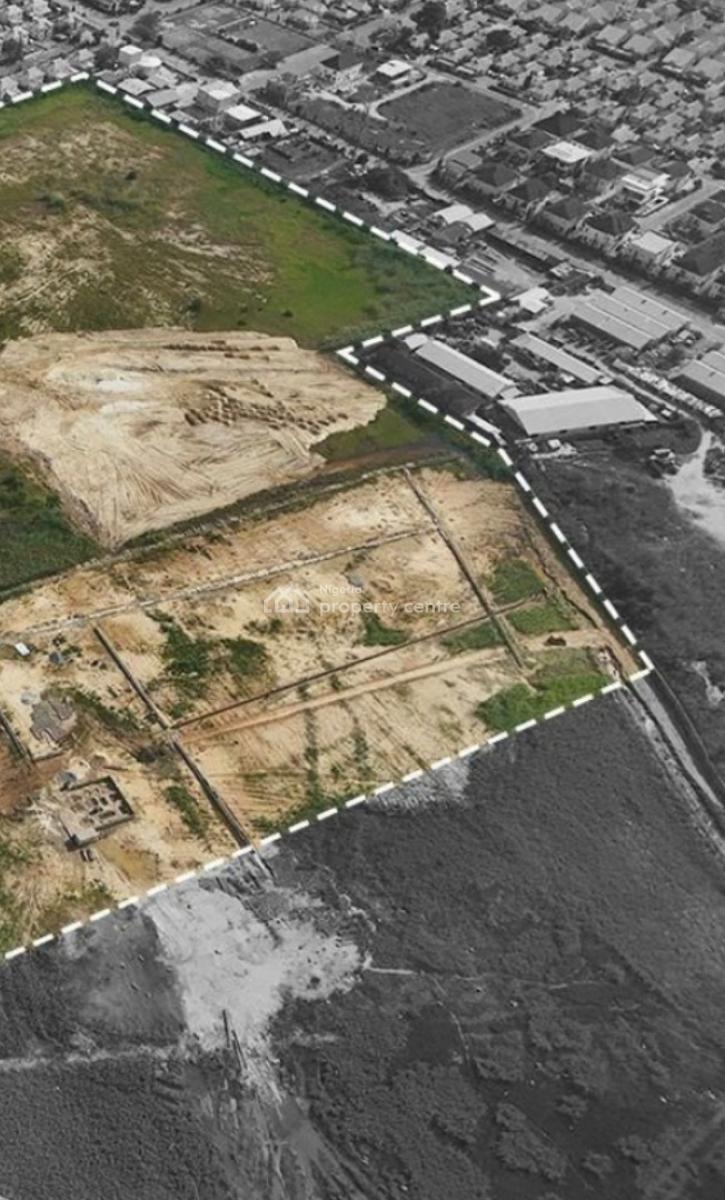 Prime Commercial 10,000 Sqm Land Directly Facing Road, Chevron Drive, Lekki, Lagos, Commercial Land for Sale