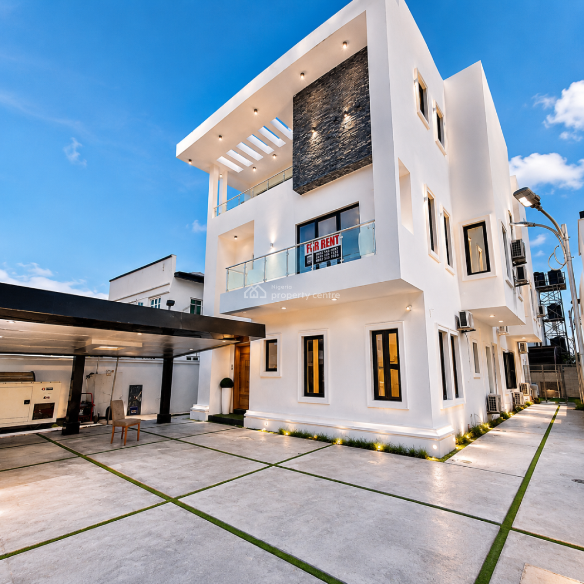 Furnished 6 Bedroom Fully Detached Duplex +bq+swimming Pool, Lekki Phase 1 Right Hand Side, Lekki, Lagos, Detached Duplex for Rent