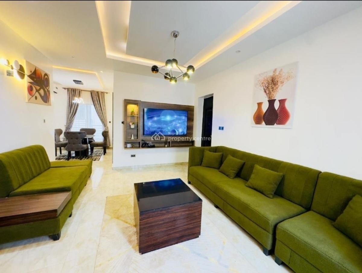 Furnished & Beautifully Crafted 2bed on 2nd Floor with Gym, Ikate, Lekki, Lagos, Flat / Apartment for Rent
