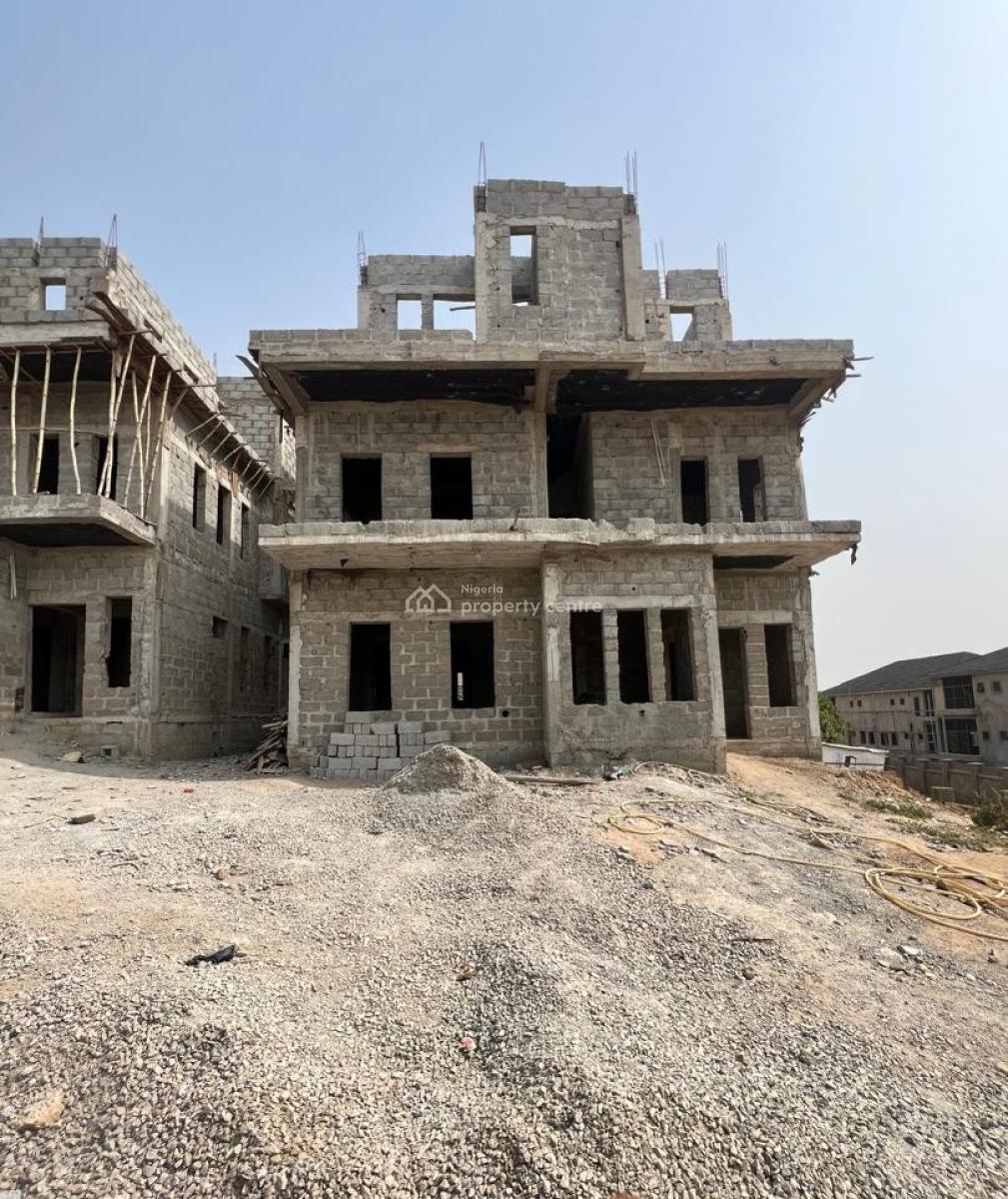 5-bedroom Detached Duplex Carcass with Room Bq, Katampe Extension, Katampe, Abuja, Detached Duplex for Sale