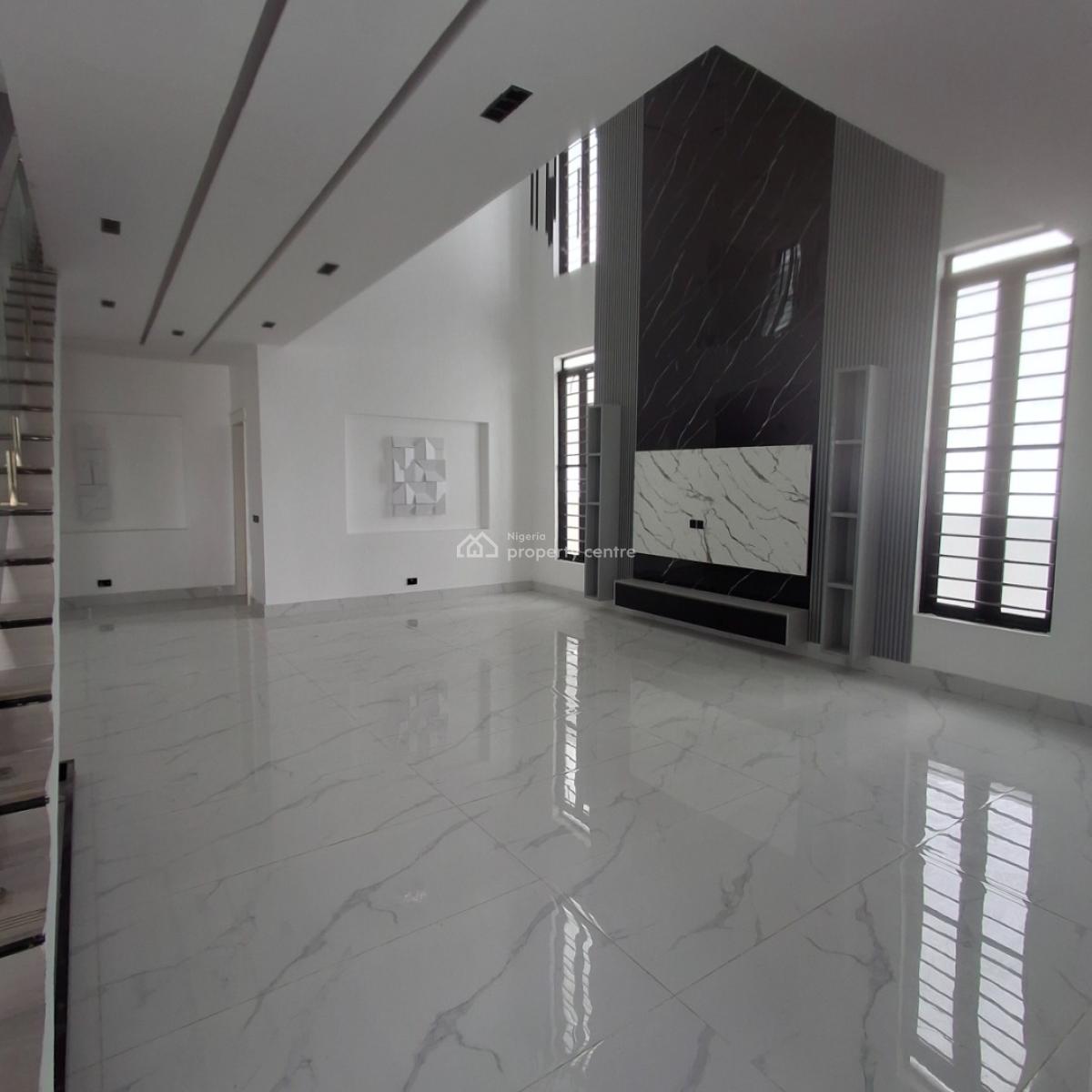 Five Bedroom Fully Detached Duplex, Chevron, Lekki, Lagos, Detached Duplex for Sale
