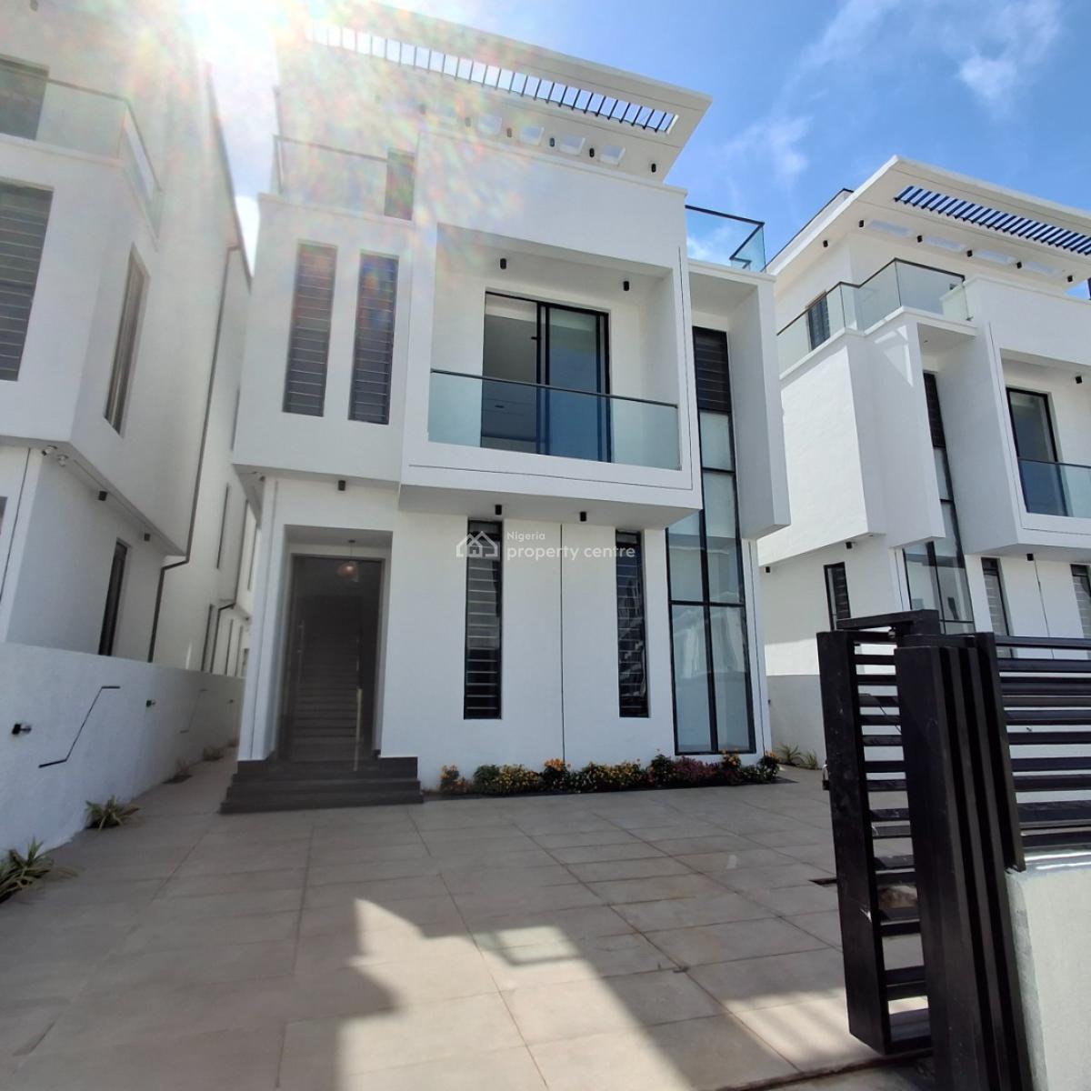 Five Bedroom Fully Detached Duplex, Chevron, Lekki, Lagos, Detached Duplex for Sale