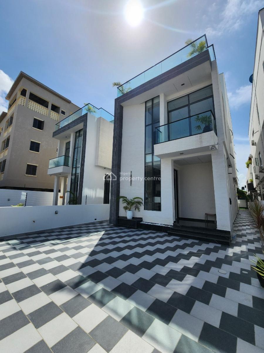 Luxury 5 Bedroom Detachrd Duplex + Bq, Pool, Cinema, Gym, Open Terrace, Osapa, Lekki, Lagos, Detached Duplex for Sale