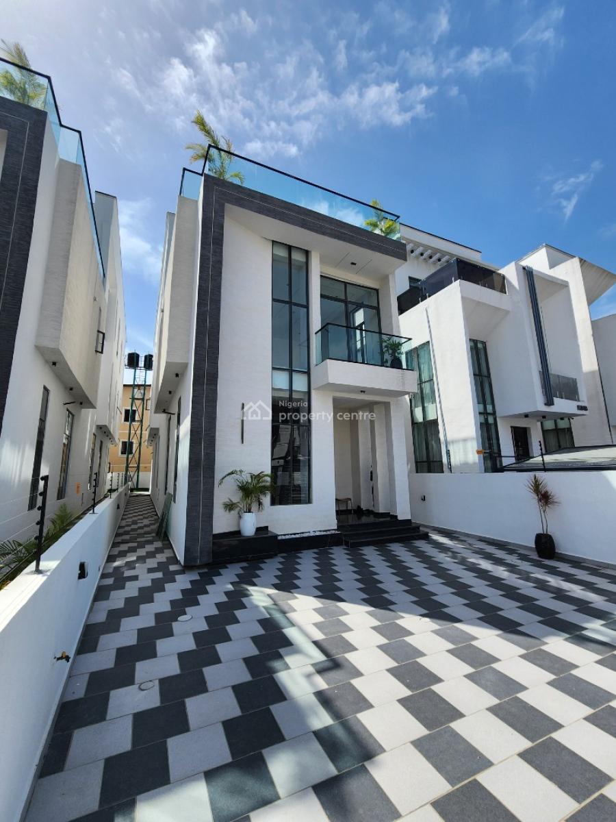 Luxury 5 Bedroom Detachrd Duplex + Bq, Pool, Cinema, Gym, Open Terrace, Osapa, Lekki, Lagos, Detached Duplex for Sale