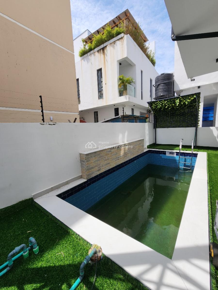 Luxury 5 Bedroom Detachrd Duplex + Bq, Pool, Cinema, Gym, Open Terrace, Osapa, Lekki, Lagos, Detached Duplex for Sale