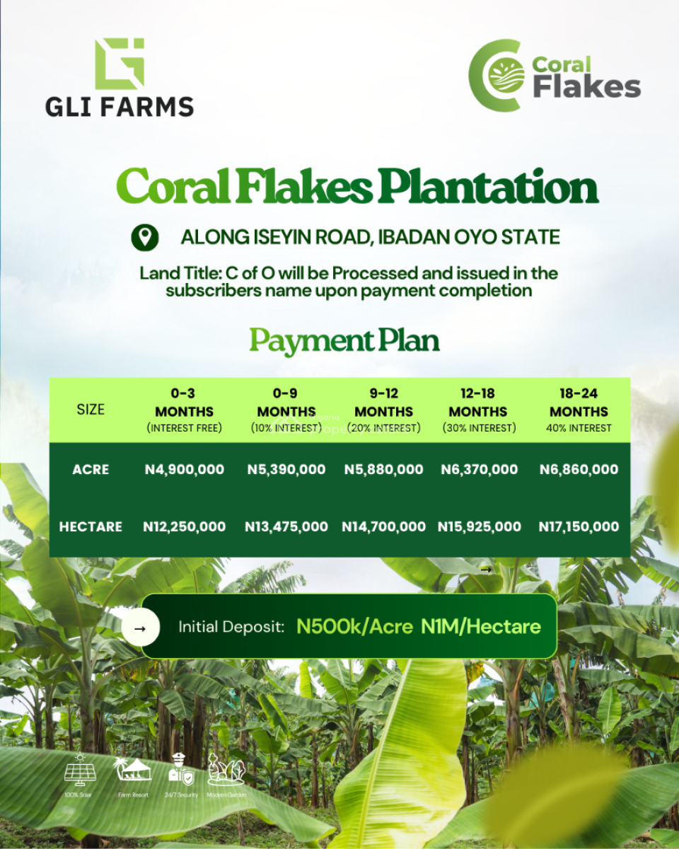 Farm Land Investment in a Strategic Location with High Returns, Iseyin Road, Ibadan, Oyo, Commercial Land for Sale