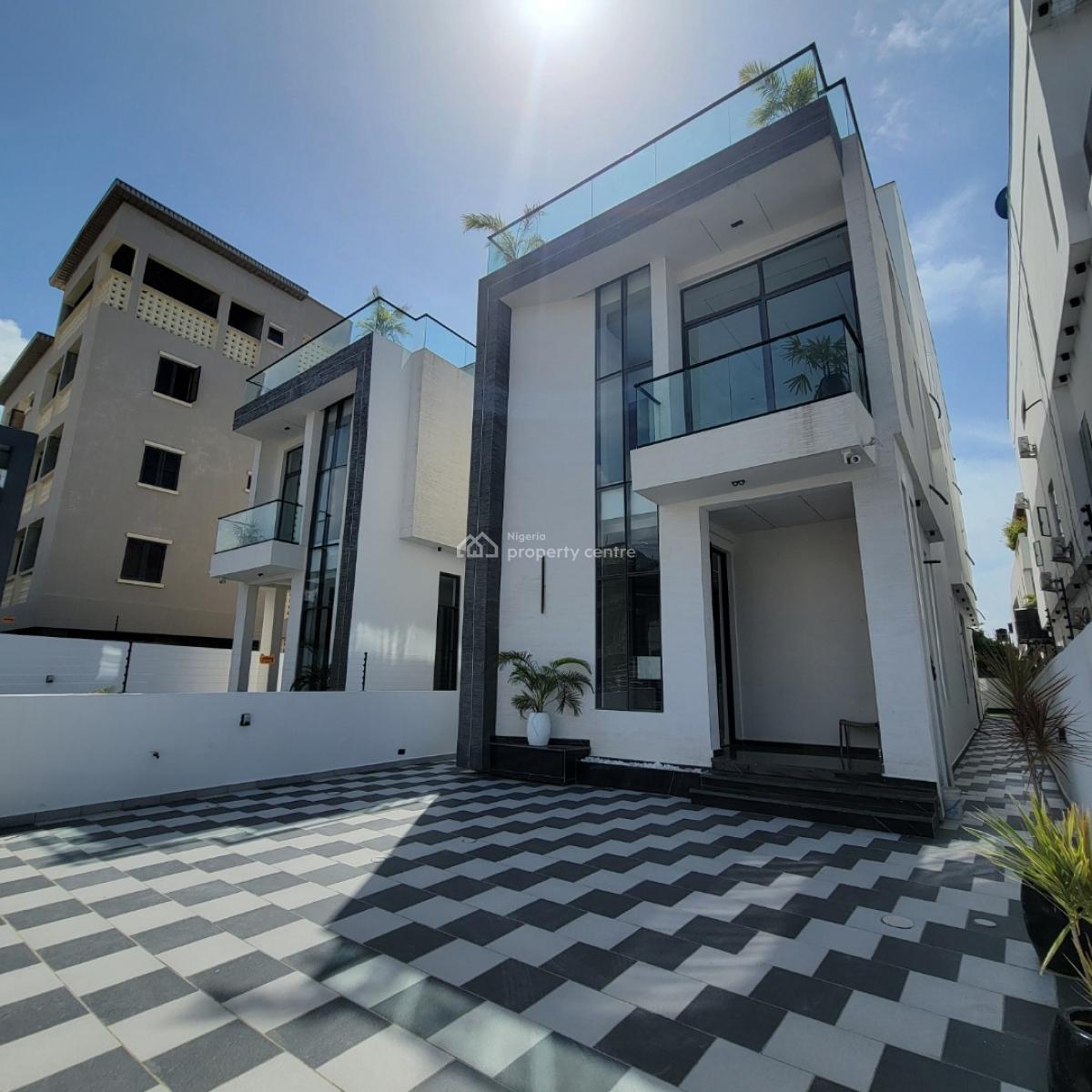 Beautiful 5bedroom Duplex with a Bq, Pool, Cinema, Gym, Osapa, Lekki, Lagos, Detached Duplex for Sale