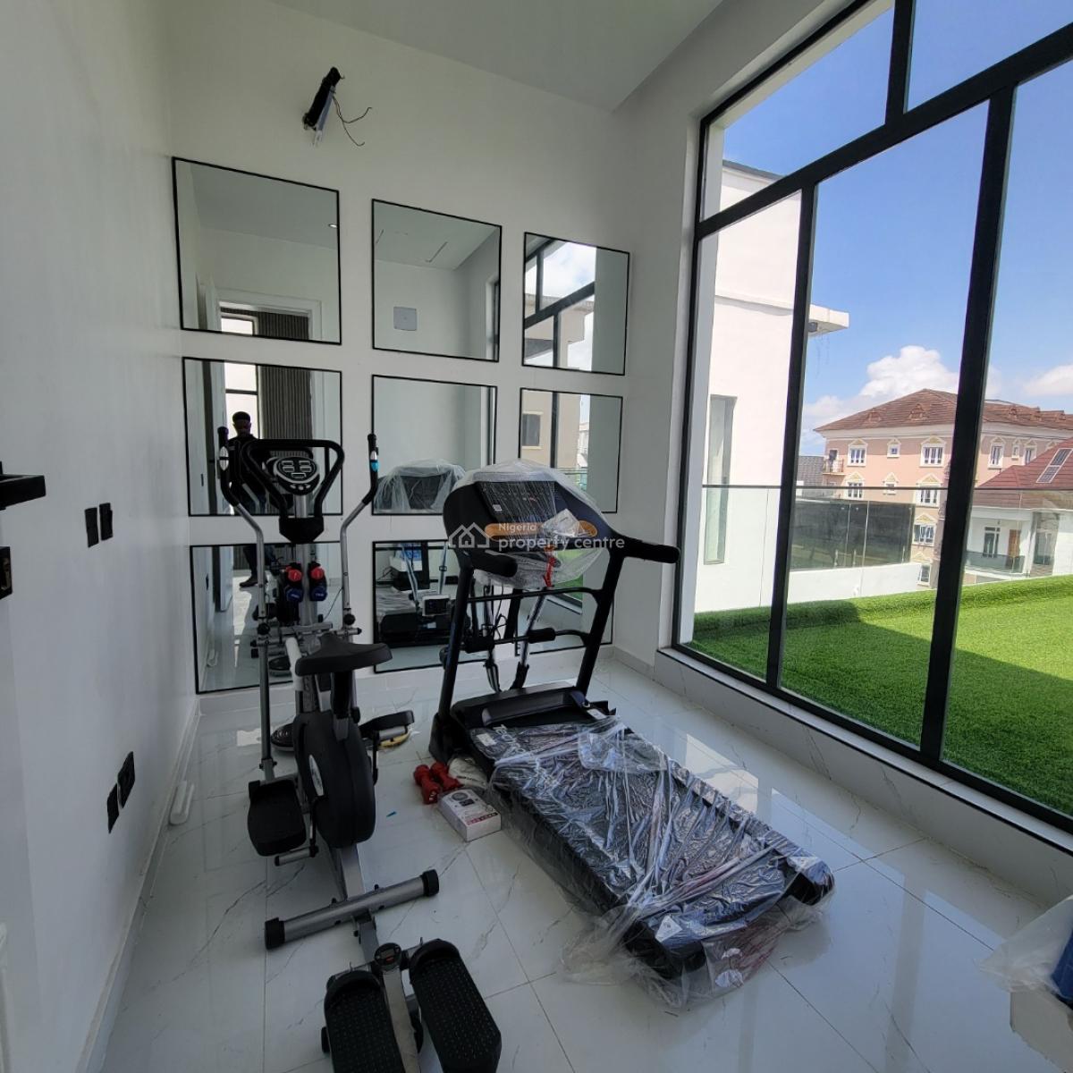 Beautiful 5bedroom Duplex with a Bq, Pool, Cinema, Gym, Osapa, Lekki, Lagos, Detached Duplex for Sale