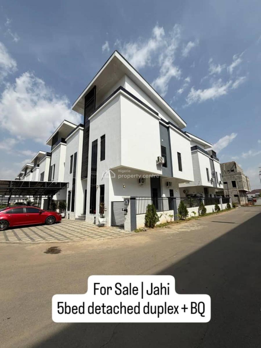 Tastefully Built 5 Bedroom Detached Duplex with Bq, Jahi Gilmore, Jahi, Abuja, Detached Duplex for Sale