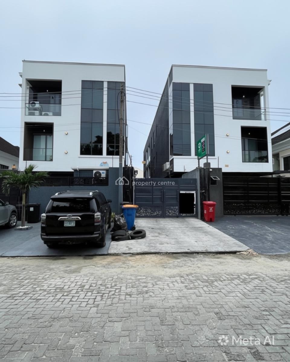4 Bedroom Terrace Duplex + Bq, Lekki Phase 1, Lekki, Lagos, Terraced Duplex for Sale