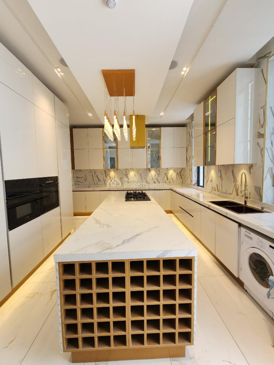 Contemporary 5 Bedroom Detached Duplex W/ Bq, Pool, Cinema, Osapa, Lekki, Lagos, Detached Duplex for Sale